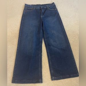Gap High Rise Stride Wide Leg Jeans , New size 32/14 Regular